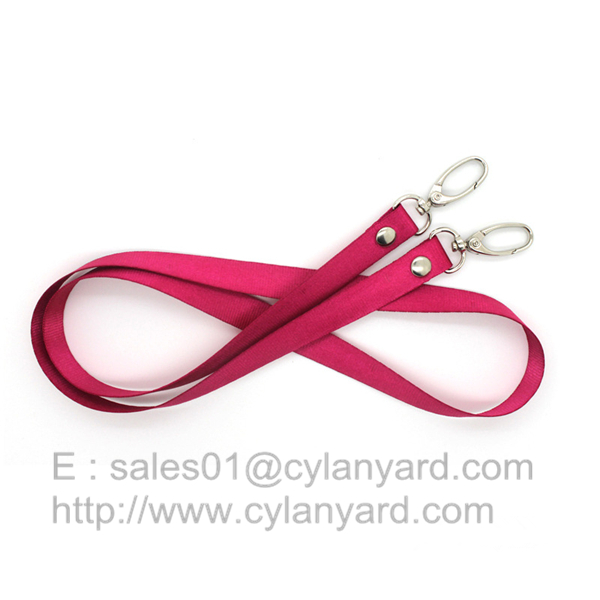 Double ends polyester lanyards