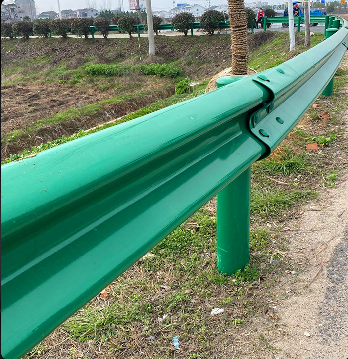 Straight Barrier Hot Dipped Galvanized Steel Highway Guardrail