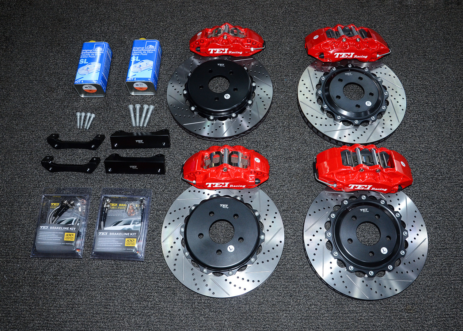 BBK Big Brake Kit For Performance Cars Infiniti Q50L Front and Rear 18inch wheel