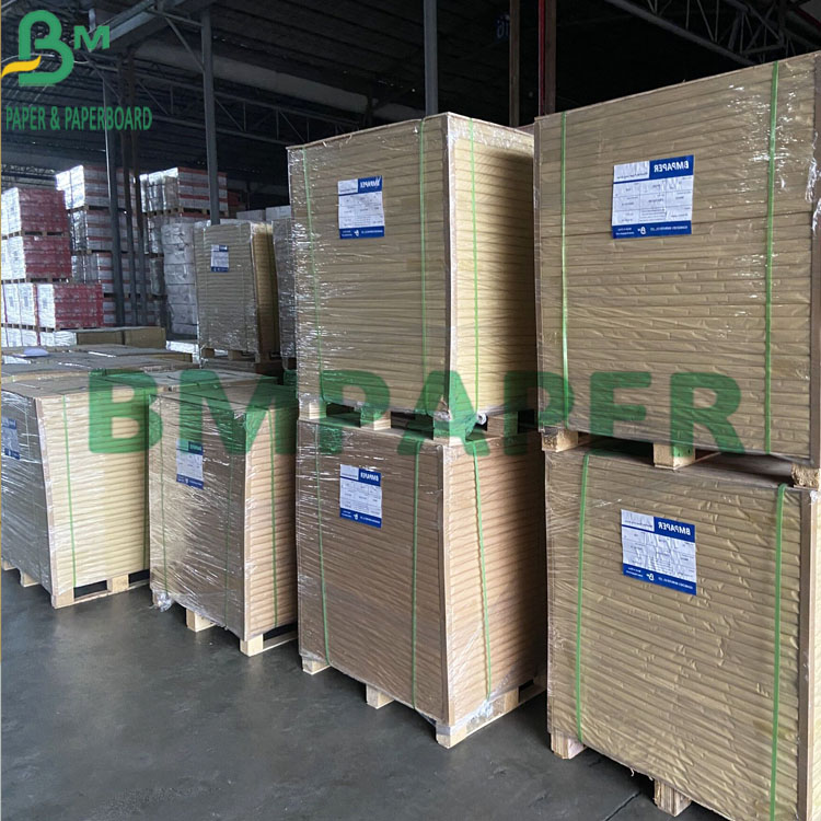 150gsm Virgin Brown Kraft Liner Paper Greater Strength Paper For Corrugated Box