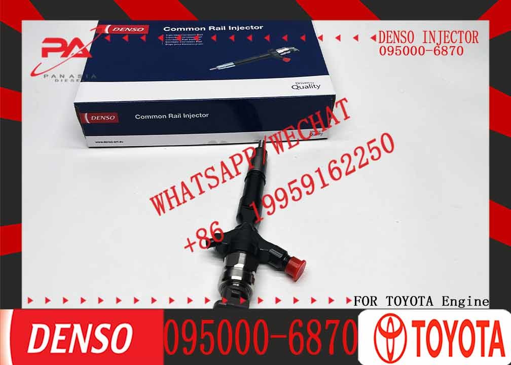 for Toyota Driver Injector 0950006870 Fuel Injector Assembly 095000 6870 095000-6870 for Toyota 1KD-FTV