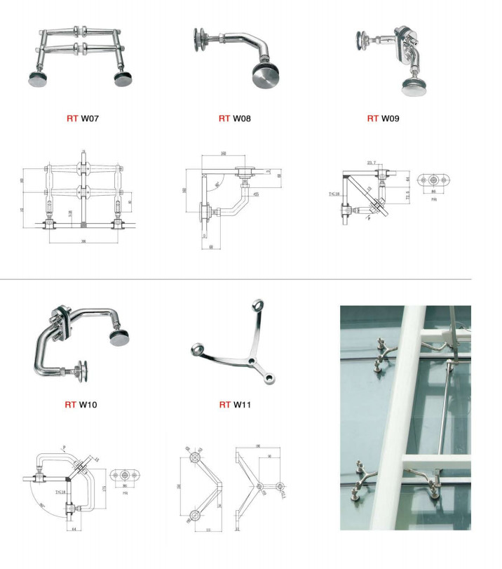 Stainless steel accessories and parts for building hardware from China supplier ISURE MARINE