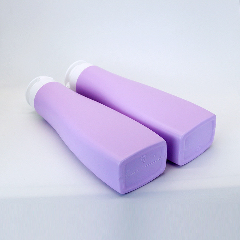 SGS 500ml Plastic Flip Top Bottle 16 Oz Plastic Cylinder Bottles With Flip Top Pour Spout