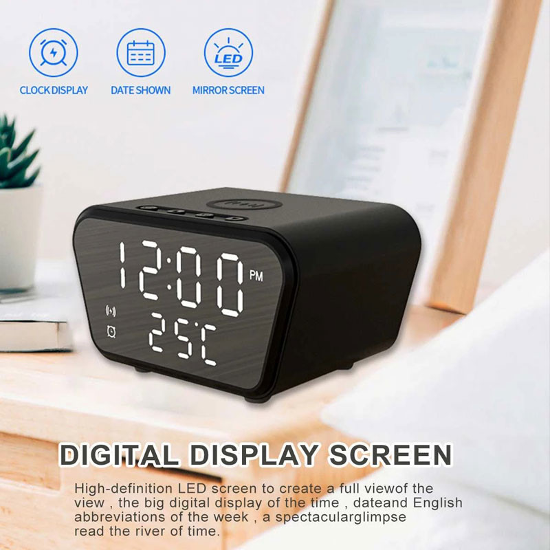 15W Alarm Clock Wireless Charger