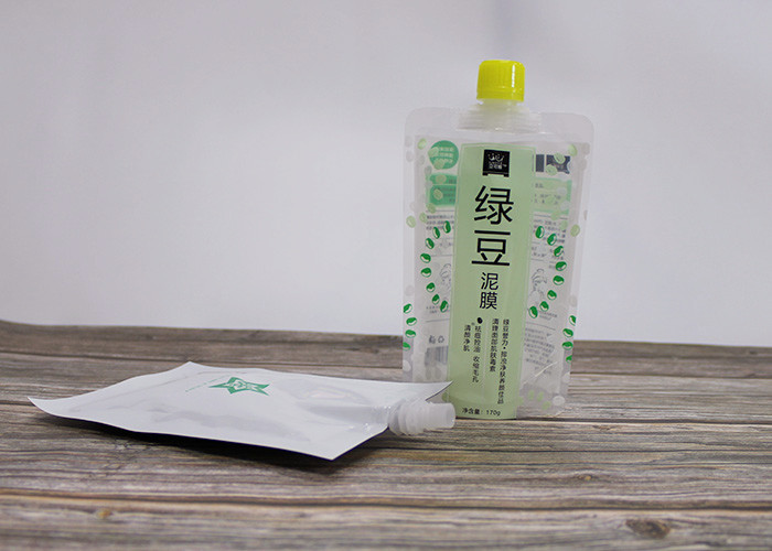 150 Micron 250ml Spouted Stand Up Pouches For Body Creams Packing
