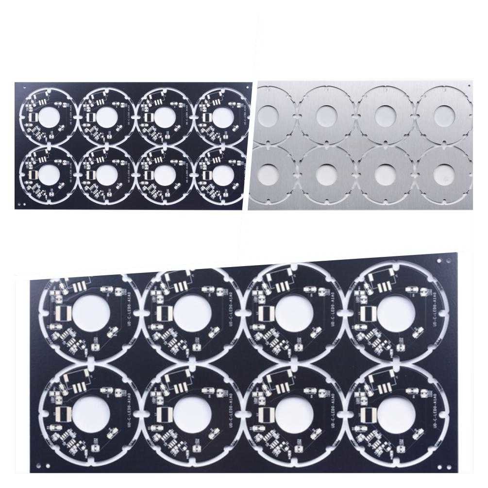OSP Single Layer Pcb Board 1.6mm Led Aluminum Plate Pcb Board OEM ODM