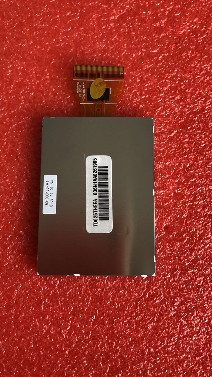 TD025THEEA -10 ~ 60°C 2.5 Inch 640*240 LTPS TFT LCD Panel 40/40/20/50 (Typ.)(CR≥10)