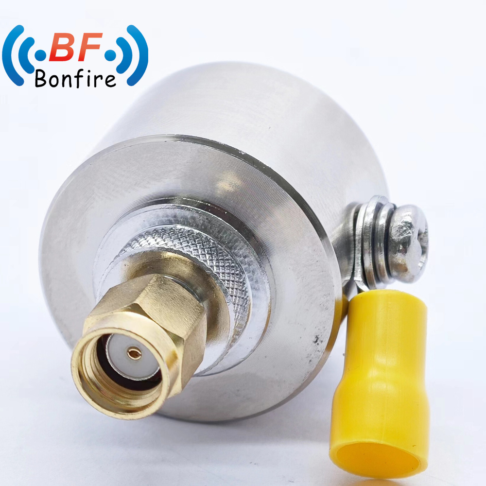 698-3800MHz F Type RF Lightning Arrester Double Dual Female Audio F Jack to F Jack Coaxial Cable Television Surge Protector Arrestor RF Arrester