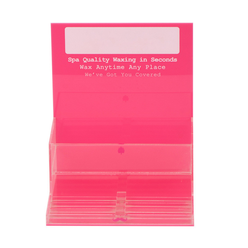 Lipstick Nail Polish POS Acrylic Display Shelf , Plexiglass Cosmetic Display Stand