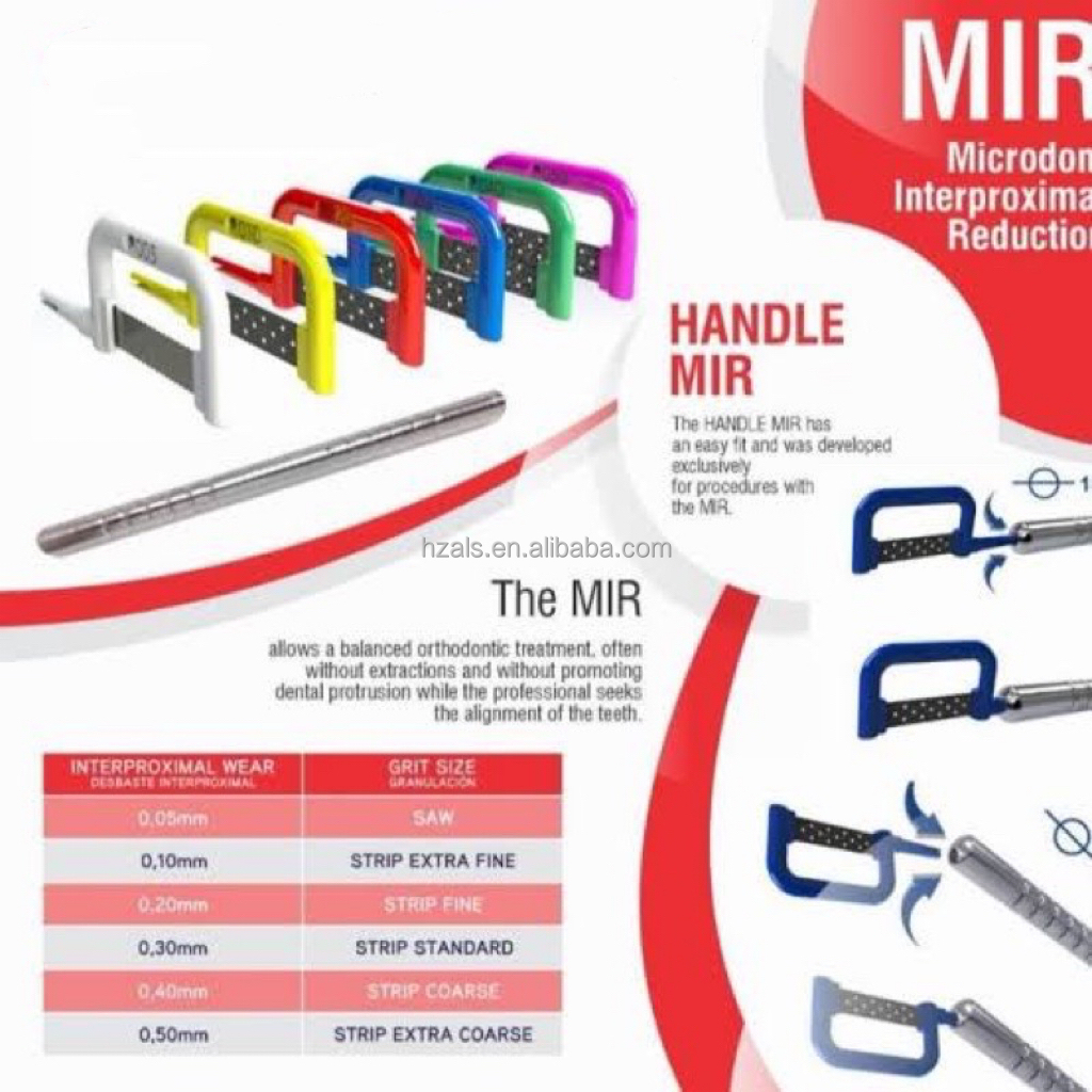 100Pcs/box Dental Filling Tools MICRODONT Interdental Spacer Polyester Matrix Bands Dental Material Matrices
