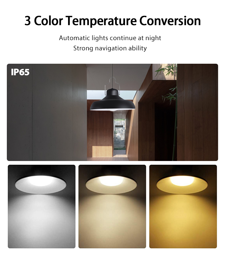 18PCS 0.2W COB LED Solar Pendant Light for Shed Garden Energy Saving and Waterproof