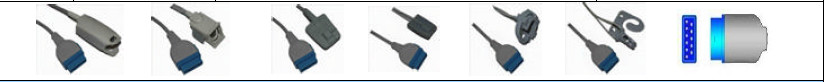 ISO13485 Medical 11 Pin Reusable Spo2 Sensors Plastic Grey Or Blue Wire