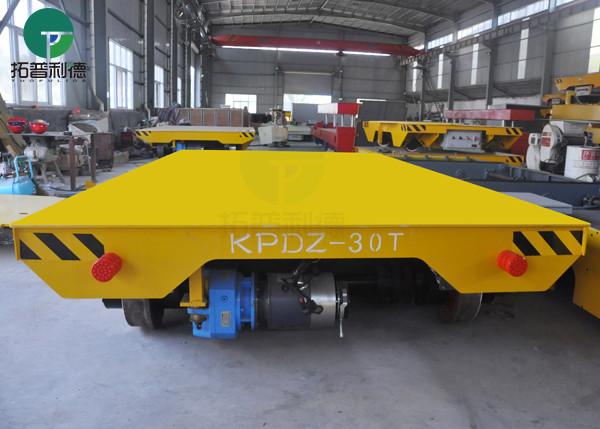 Steel Mill Electrical 50t Track Transfer Cart