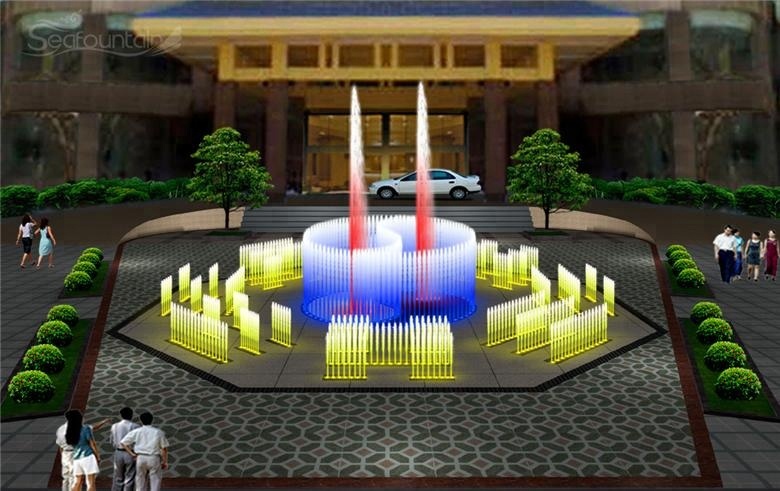 Combination Type Programmable Fountain LED Light Decorative Fountains
