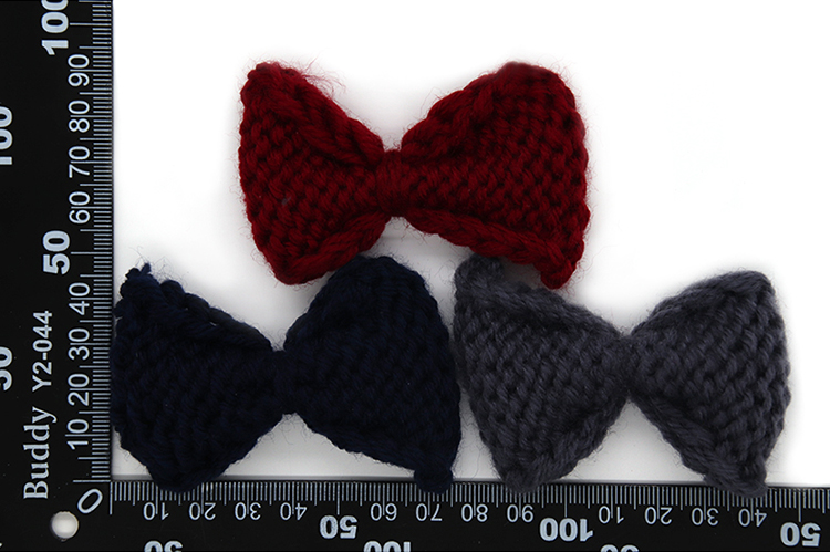 75*45mm Decorative Shoe Clips BOW Style Woollen Yarn Material