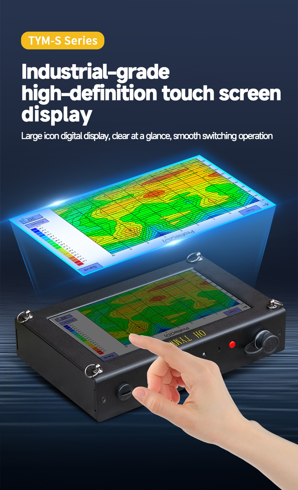TYM S Series Underground Water Detector Auto Graphing Resistivity Geophysical Survey Equipment