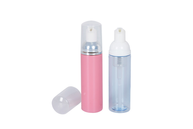 Pet Cosmetic Packaging 50ml Pump Foam Bottle Travel Size