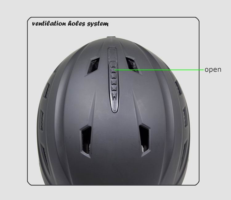 ABS Snow Helmet With Visor SKI-12