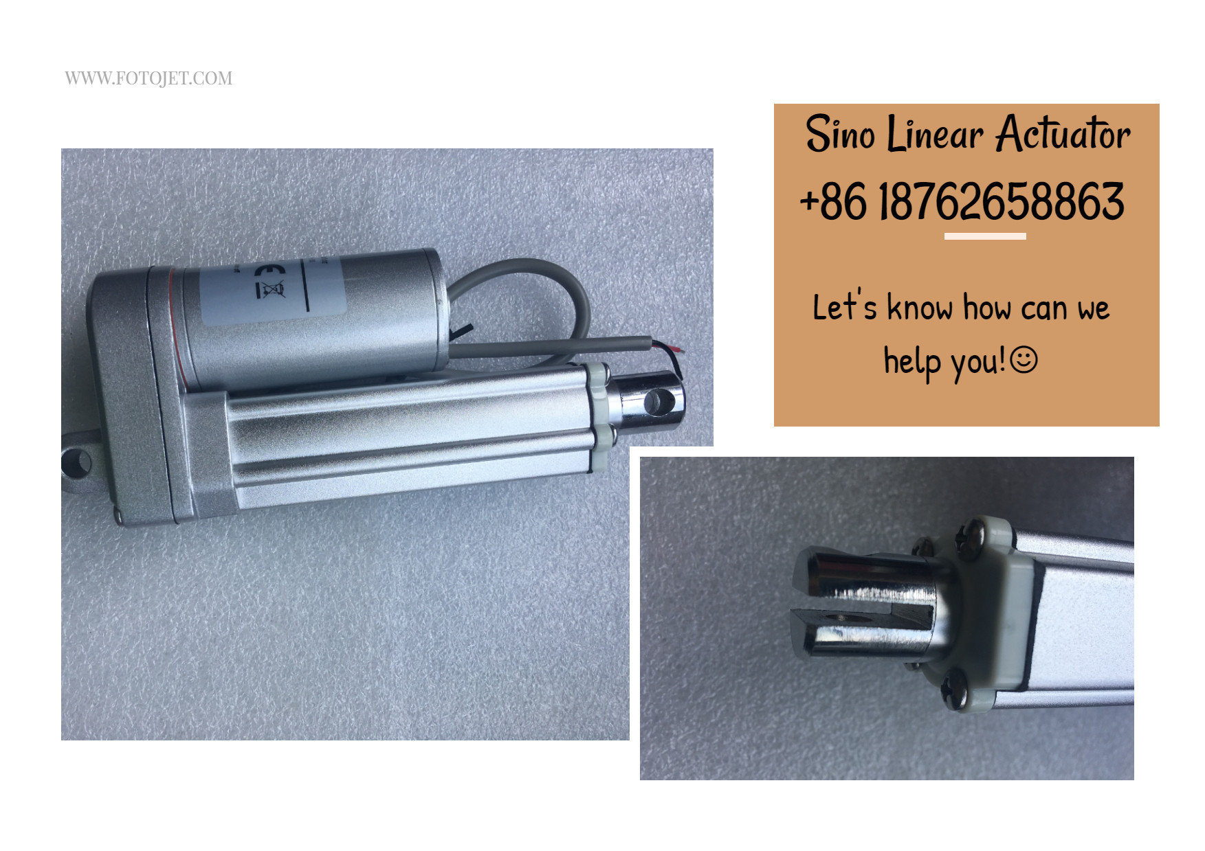 Brush DC Motor Automotive Linear Actuators Lead Screw Type Boat Use
