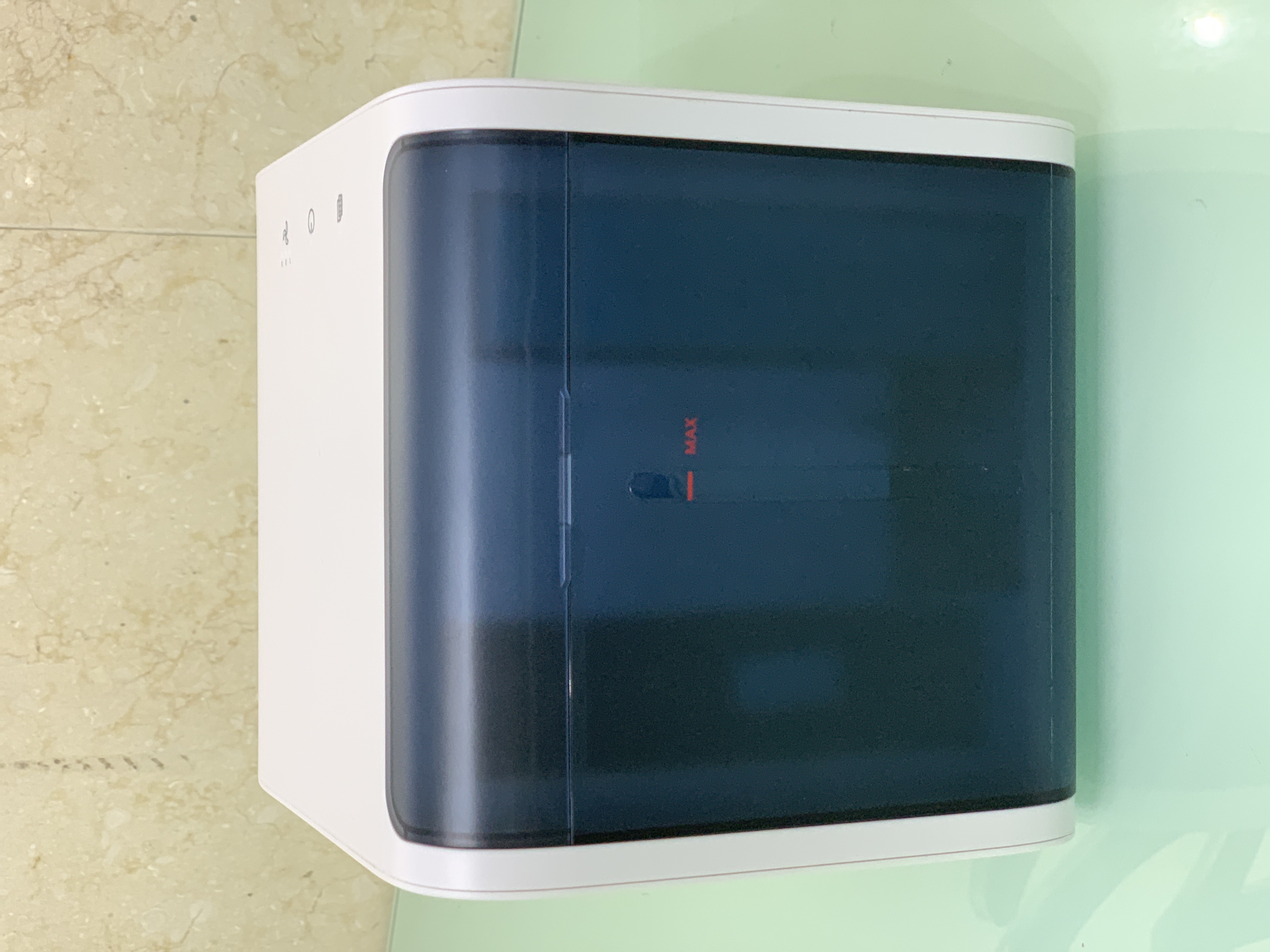 Antibacterial Water Tank Air Purifier Humidifier With Hepa Filter ABS Night Mode