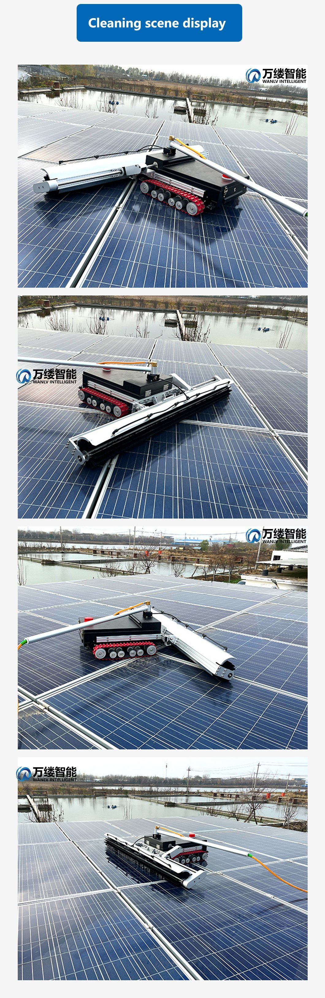 High-Quality Automated Cleaning Machine Solar Panel Cleaning Robot Kit for Maintenance Photovoltaic Panels