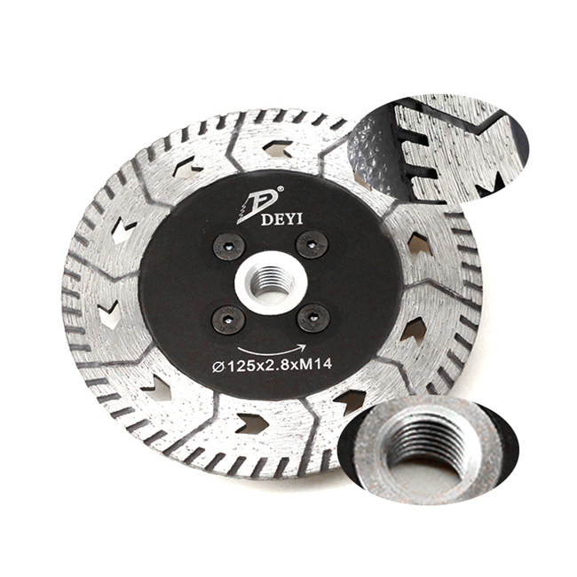 Marble Granite Masonry 125mm Grinding Diamond M14 Cutting Disc