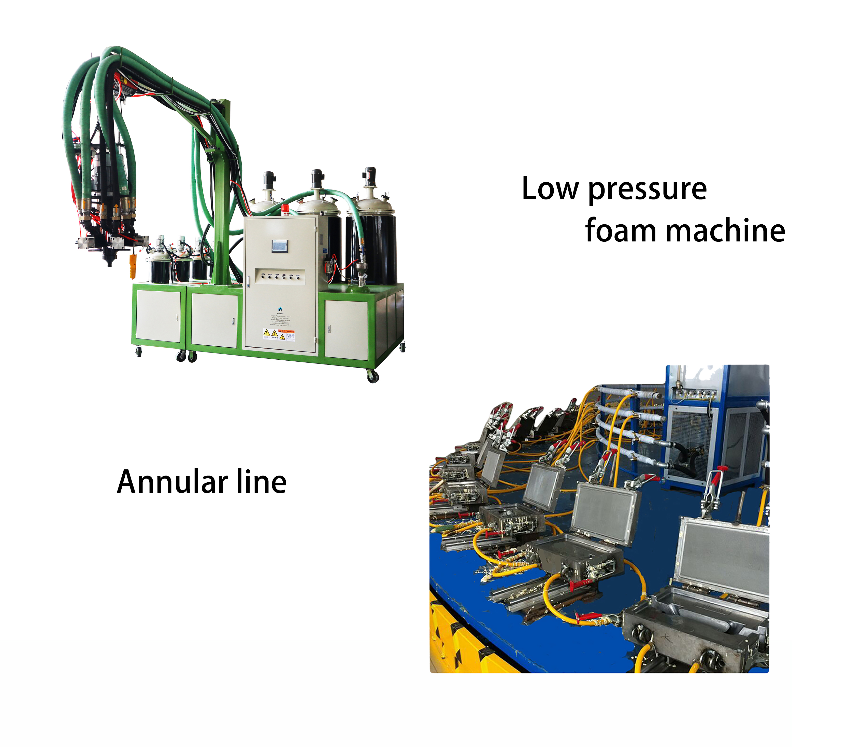 Plastic Trowel 9kW Polyurethane Foam Injection Machine