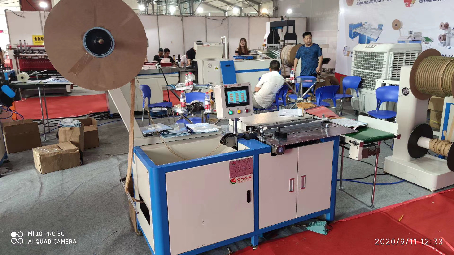 Bundled Spiral Coil Binding Machine Calendar Notebook Binding Machine Punching And Binding Machine