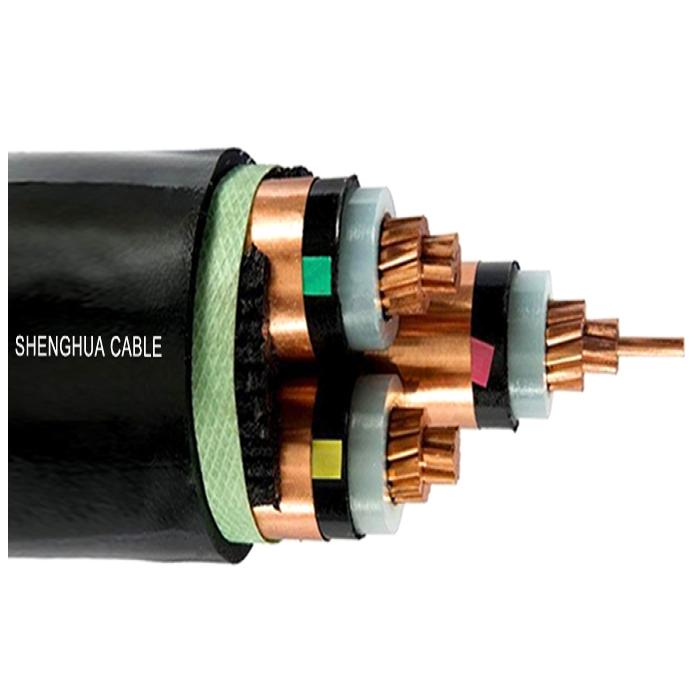 3 Core XLPE Insulated Power Cable Stranded Copper Conductor For Laying