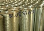 Decorative Perforated Sheet Metal Panels , Perforated Copper Sheets Corrosive