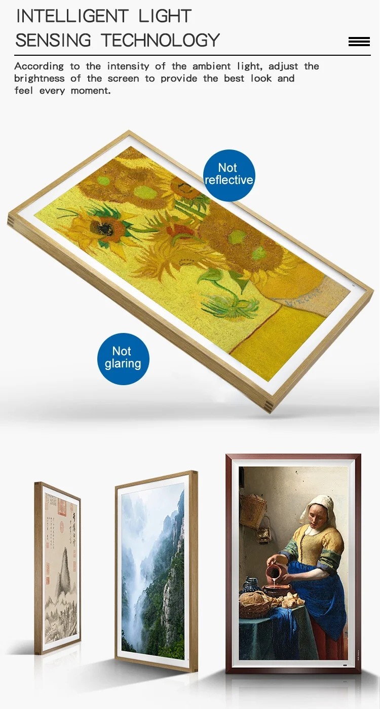 Electronic Artistic Digital Photo Frames For Photos Music Images Wall Mount