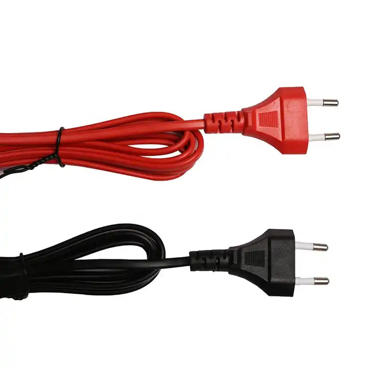 XianDa Swivel Ac UK 2 Pin Plug To IEC C7 Connector Euro plug Power Cable Electrical Extension Cord AC UK Power Cord