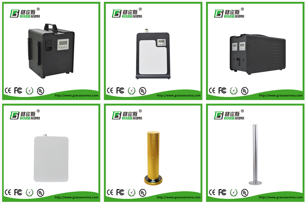 Good Quality Wall Mounted commercial Scent Diffuser HVAC System with Coverage of 2000 Cub