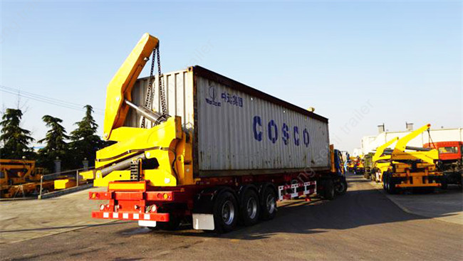 20FT 40FT Container Side Loader Trailer , Box Loader Container Side Lifter Truck