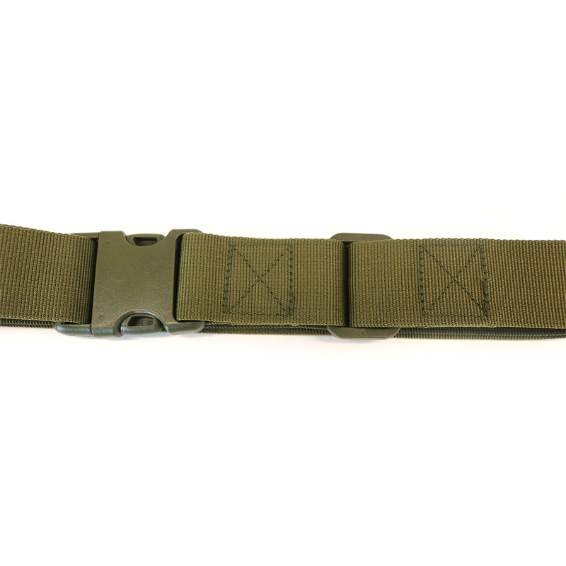 Polyester Plastic Buckle Nylon Belt 100CM Canvas Ribbon Belt
