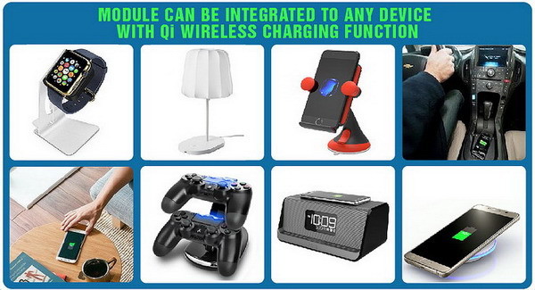 15W Fast Charge Qi Circuit Board , Magnetic Wireless Charging Transmitter Module