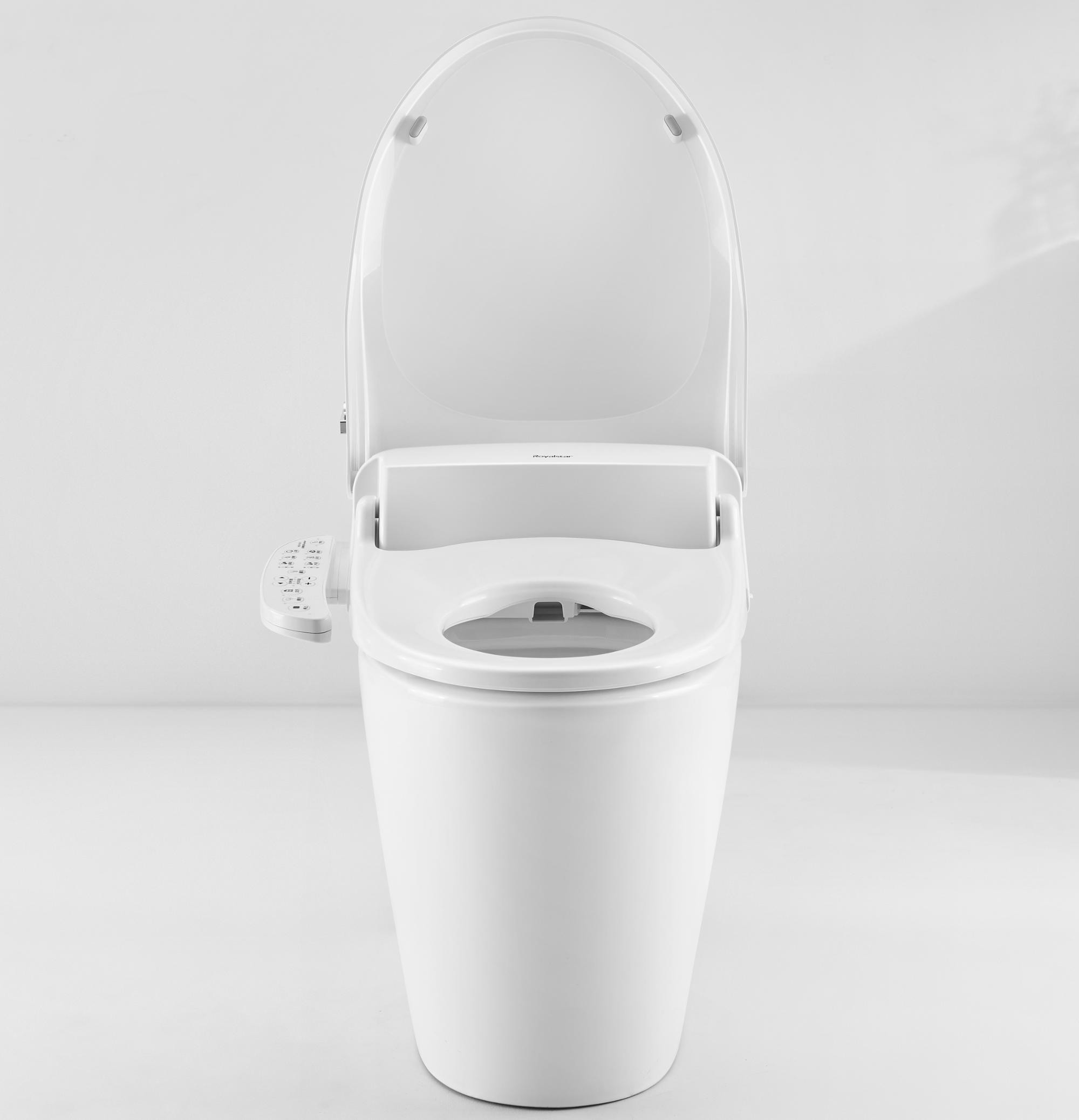 Electric Intelligent Bathroom Toilet Bidet 525*470*160mm Size One Key Operation