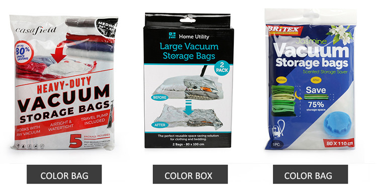 Bedding 40x60cm Space Saver Vacuum Storage Bags Waterproof