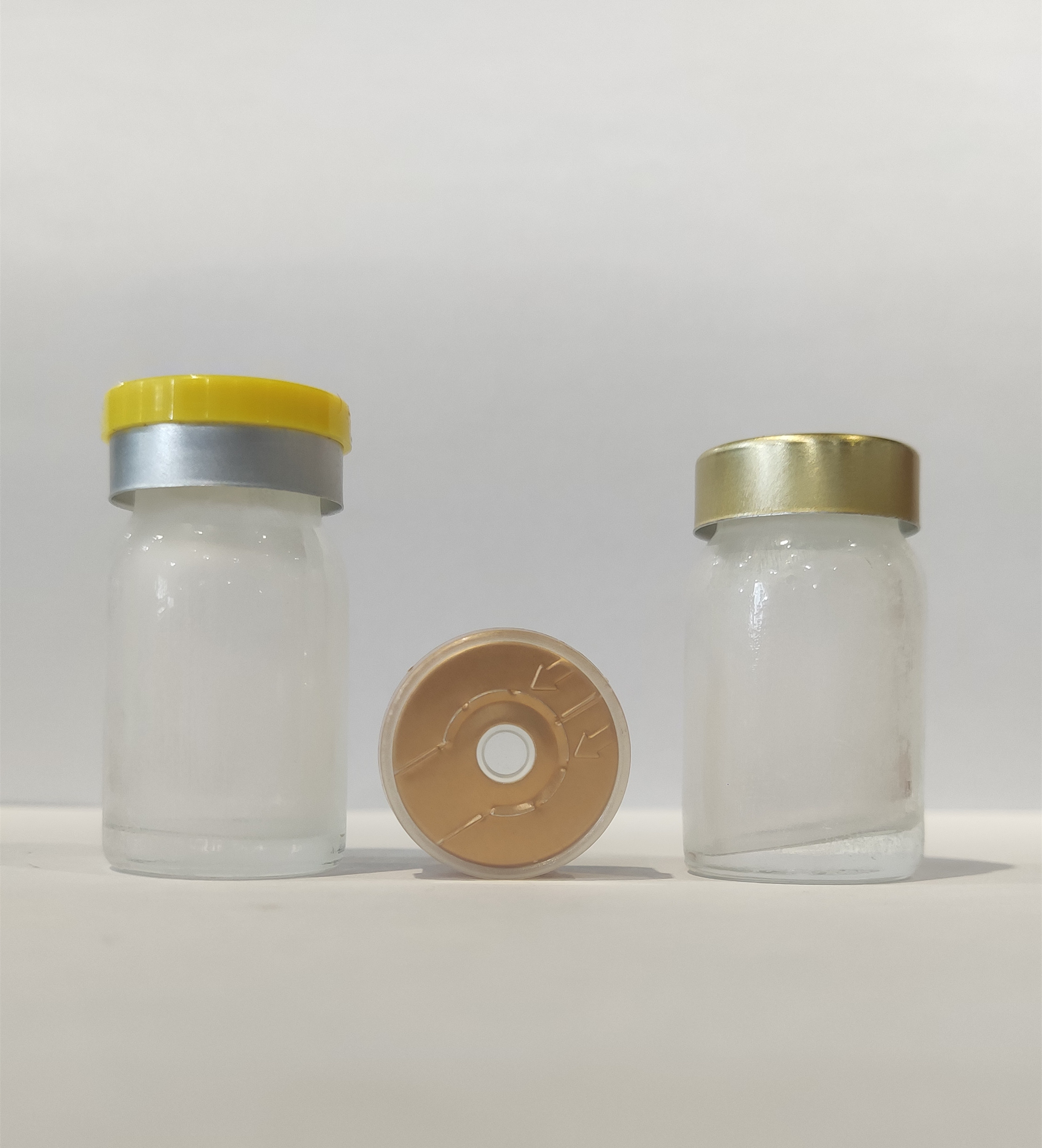 5ml Vulcanized Molded Glass Vial Hot Stamping Glass Reagent Bottles