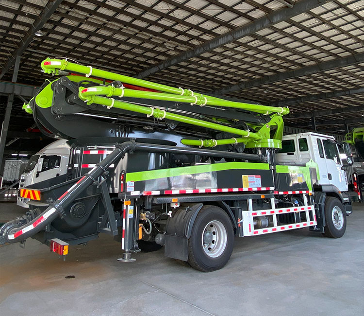 28m-65m Concrete EuroⅤ Pump Trucks Vehicles Available Truck Mounted Concrete Pump