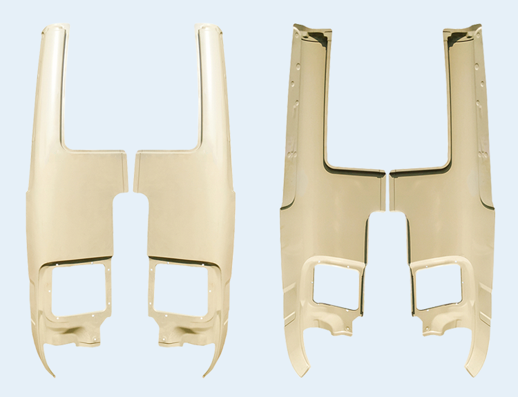 4.8kg Bus Body Parts Rear Outer Extension For Toyota Coaster