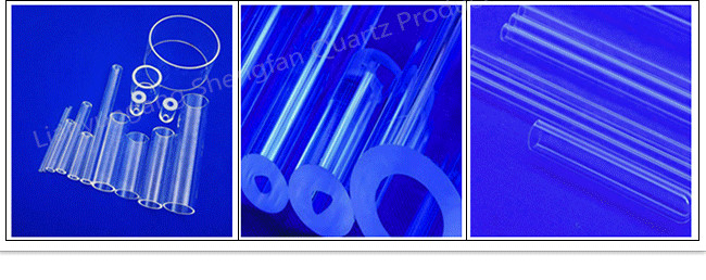 Precise Dimension Glass Test Tubes Large Transparant 100-400 OD DiameterUv Protection Fused Quartz Tube , Silica Glass T
