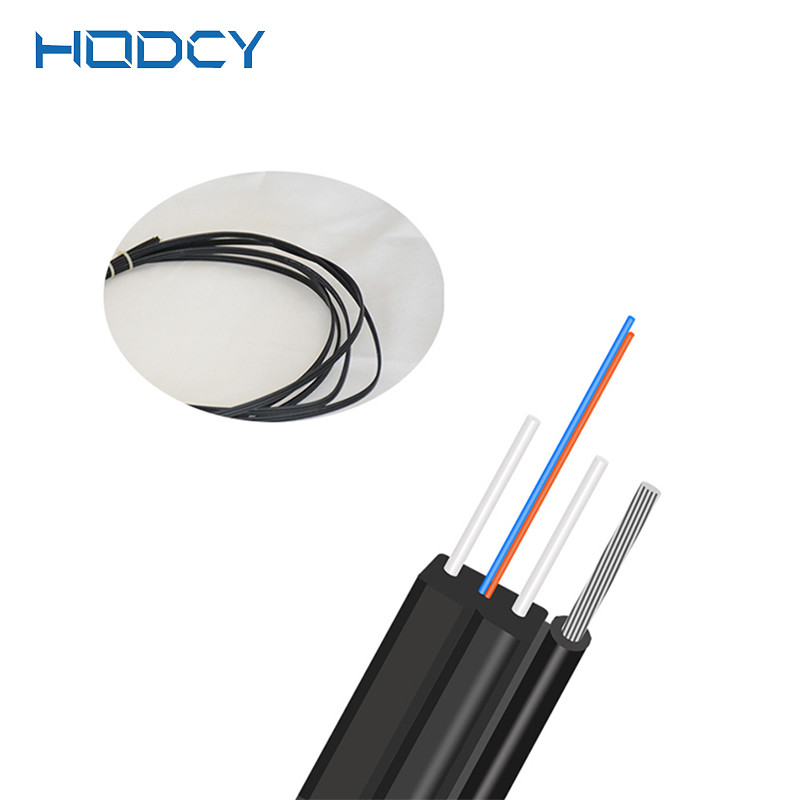 GJYXFCH-1B6-SM SC/UPC 100M 1 core 2mm*5mm FRP Steel wire Indoor Outdoor Fiber Optic Cable G657A LSZH Ftth Drop Cable