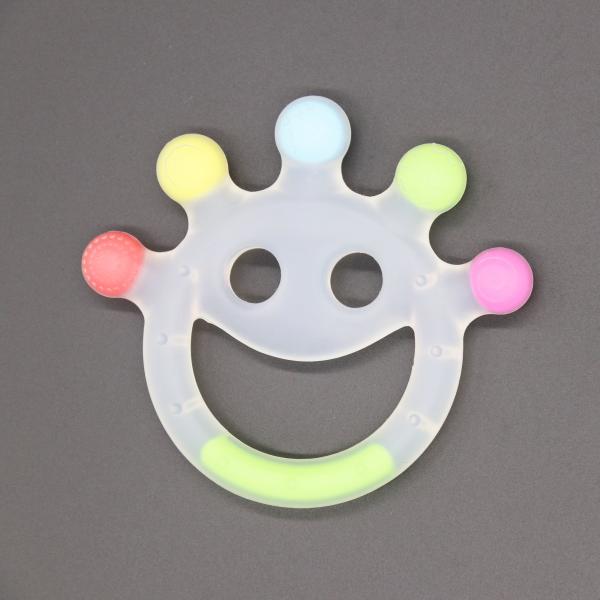 Food Grade Silicone Baby Teether Toys Non-Toxic Rattles