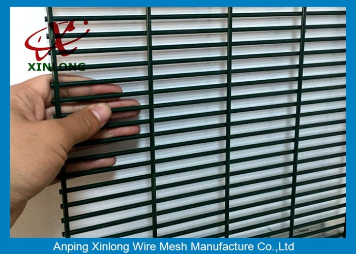 Low Carbon Steel Wire High Security 358 Fence For Airport / Walkway