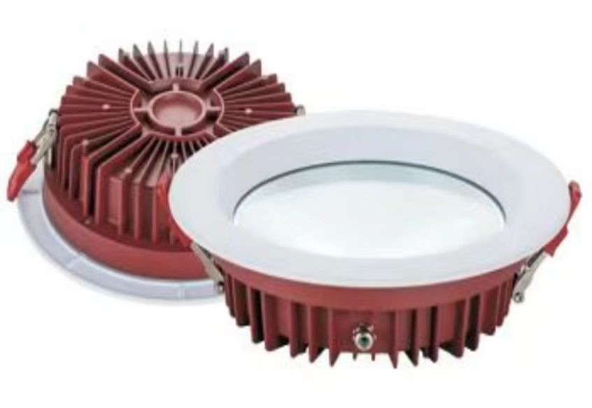 LED down lights red cover recess ceiling proof lights home house hotel office lighting round lights