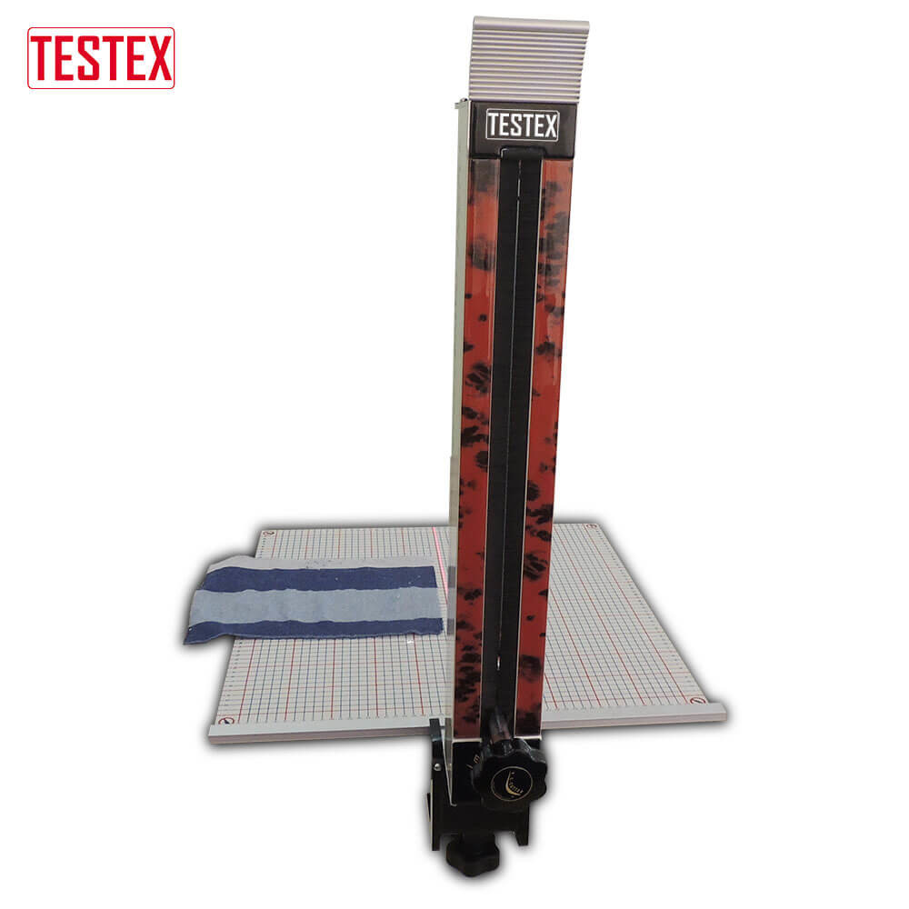 Laser Alignment Right Angle Rail Swatch Cutting Machine for Parallel Swatch Cutting