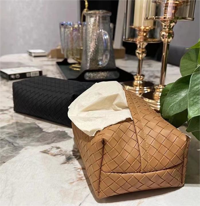 Soft and Durable Embossed Woven Handbag PVC Faux Leather Fabric