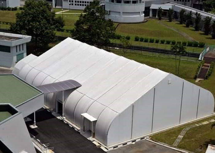Aluminum 30x65m Curve Clear Span Tent For Event Sports