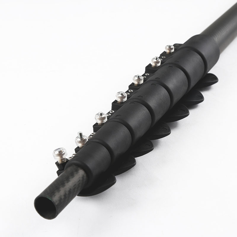 100% 3K Telescoping Carbon Fiber Poles High Pressure Resistance